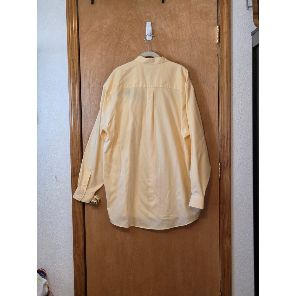 Cutter & Buck Mizzou Tigers Light Yellow Cotton Button Down Shirt Men 2XLs XXL - Picture 3 of 6
